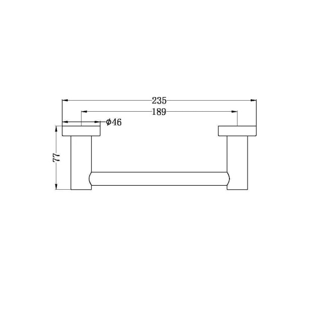 NERO - MECCA Hand Towel Rail