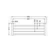 NERO - MECCA Towel Rack