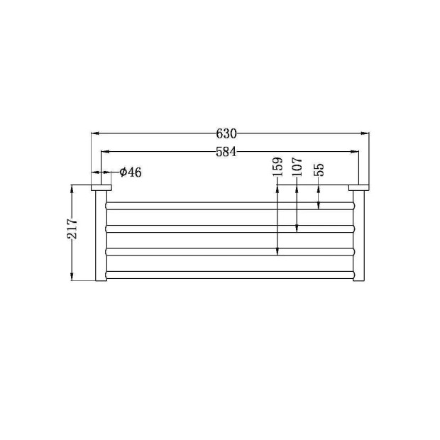 NERO - MECCA Towel Rack