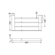 NERO - BIANCA Towel Rack