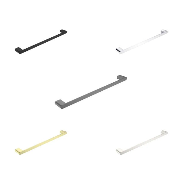 NERO - BIANCA Single Towel Rail 600mm/800mm