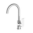 NERO - BIANCA Kitchen Mixer Round Spout