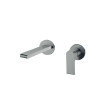 NERO - BIANCA Wall Basin Mixer With Separate Back Plate