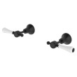 FIENZA - LILLIAN Lever Wall Top Assemblies with Ceramic White Handle