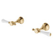 FIENZA - LILLIAN Lever Wall Top Assemblies with Ceramic White Handle