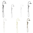 NERO - MECCA Twin Shower With Air or Opal Shower