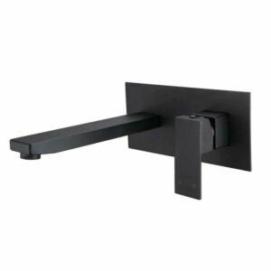 ECT - ACQUA BLACK Wall Bath/Basin Mixer in Matte Black