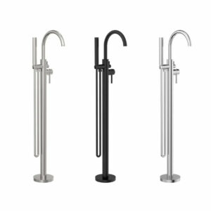 NERO - Floormount Bath Mixer With Handshower