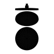NERO - OPAL Shower Head