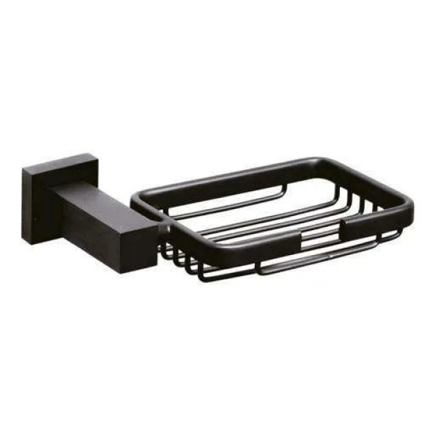 ECT - QUBI BLACK soap dish in Matte Black