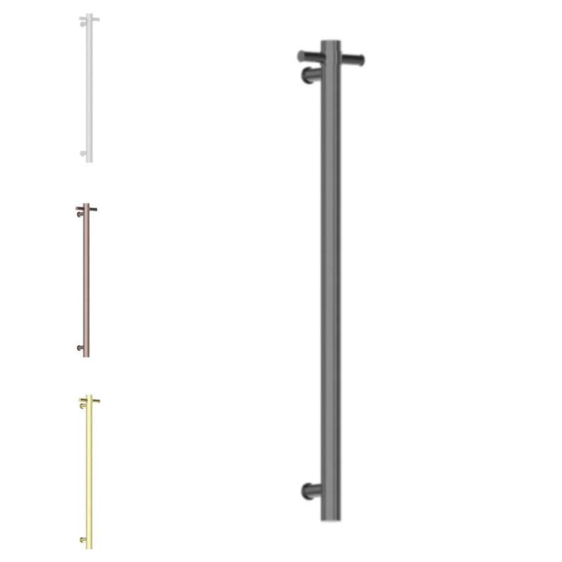 NERO - Heated Vertical Towel Rail