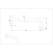 ECT - VIVO Curved Spout in Chrome