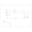 ECT - VIVO Curved Spout in Brushed Nickel