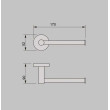 ECT - JESS toilet roll holder in Matte Black