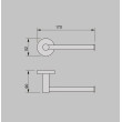 ECT - TIARA toilet roll holder in Gun Metal