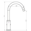 ECT - JESS Pin Handle Sink Mixer in Chrome
