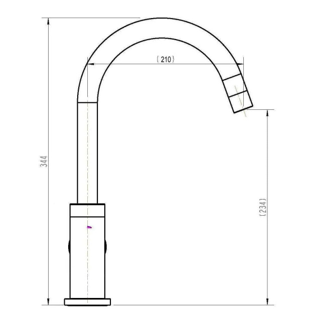 ECT - JESS Pin Handle Sink Mixer in Chrome