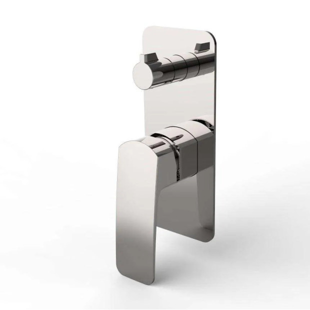 ECT - BRAVO II Shower Mixer With Diverter in Brushed Nickel