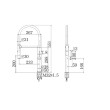 ECT - ROMEO Sink mixer in Chrome