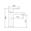 ECT - ACQUA Basin Mixer in Chrome