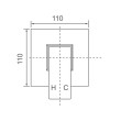 ECT - ACQUA BLACK Shower Mixer in Matte Black