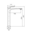 ECT - BRAVO II High Basin Mixer in Matte Black