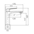ECT - BRAVO II Basin Mixer in Chrome