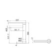 ECT - ROMEO Tower Basin mixer in Chrome