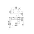 ECT - ROMEO Basin/Shower set in Gun Metal