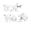 ECT - VIVO Basin/Bath mixer set with progressive cartridge in Chrome
