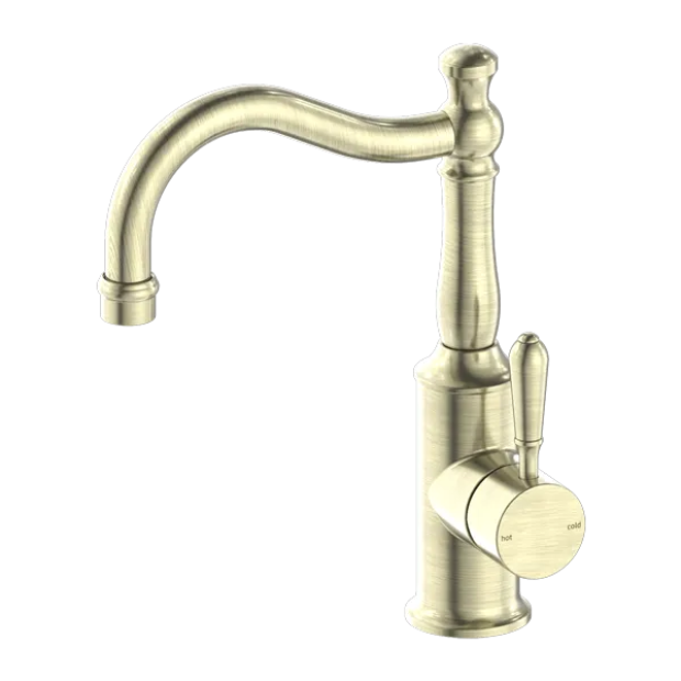 NERO - YORK Basin Mixer Hook Spout With Lever Options