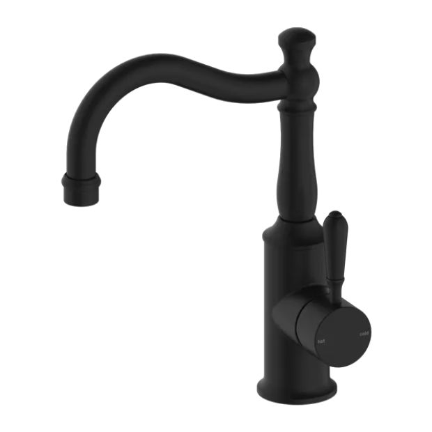 NERO - YORK Basin Mixer Hook Spout With Lever Options