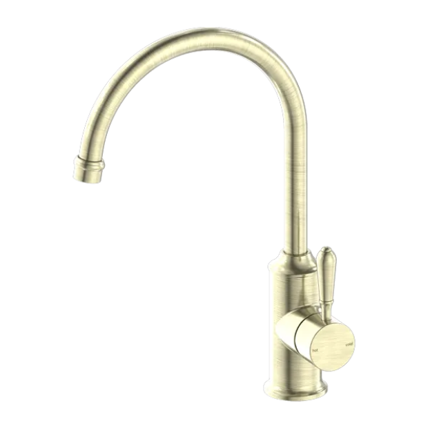 NERO - YORK Kitchen Mixer Gooseneck With Lever Options
