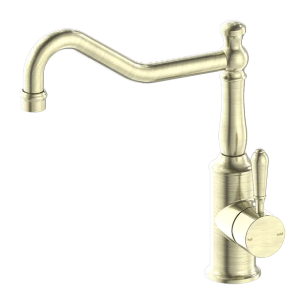 NERO - YORK Kitchen Mixer Hook Spout With Lever Options