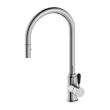 NERO - YORK Pull Out Sink Mixer With Vegie Spray Function And Lever Options