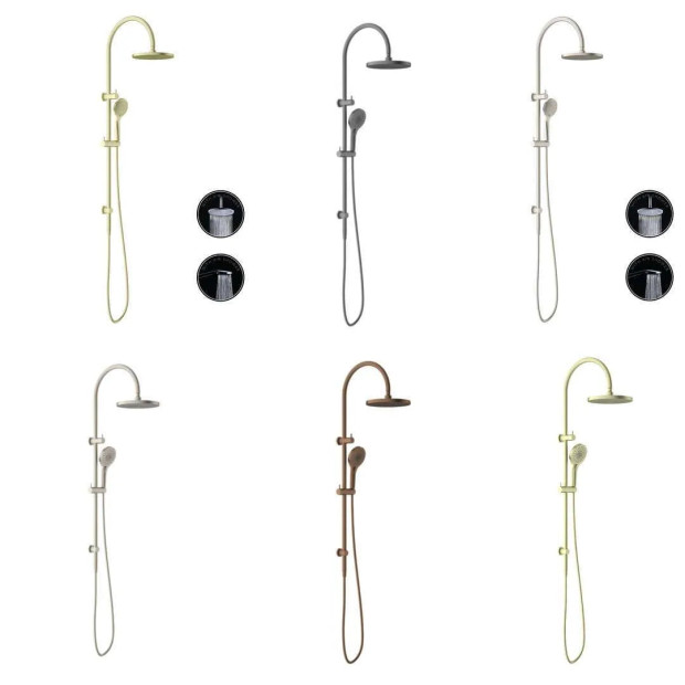 NERO - OPAL Twin Shower Set (with Air Shower Options)