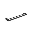NERO - BIANCA Double Towel Rail 600mm/800mm