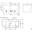 BEST BM - OSLO Freestanding Bathtub