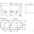 BEST BM - OSLO Freestanding Bathtub