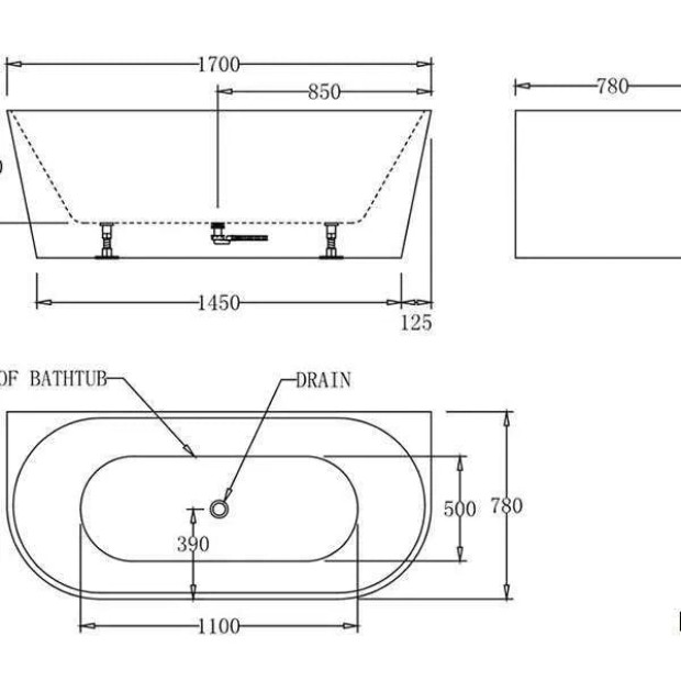 BEST BM - OSLO Freestanding Bathtub