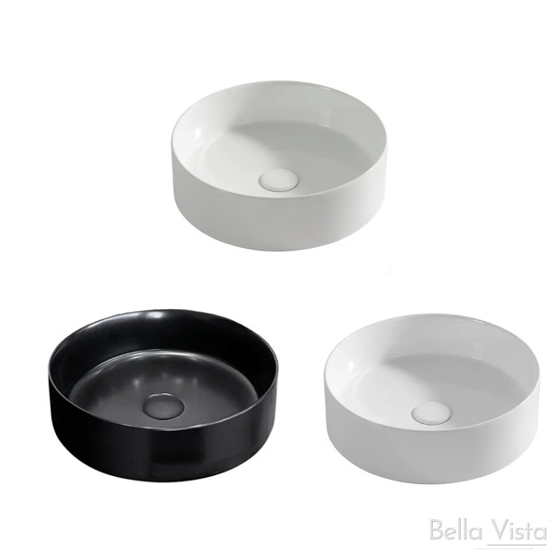 BELLA VISTA - Round Ceramic Basin - 360x120