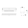 BELLA VISTA - Builders Grate - CFG SQ Pattern - 15mm Depth