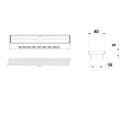 BELLA VISTA - Builders Grate - CFG Tile Insert Pattern - 25mm Depth