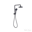 BELLA VISTA - Dual Shower Rail with Rain Fall Head - Short Round