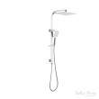 BELLA VISTA - Dual Shower Rail with Rain Fall Head - Square