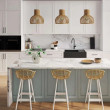 OLIVERI - SANTORINI Black Farmhouse Undermount Sink