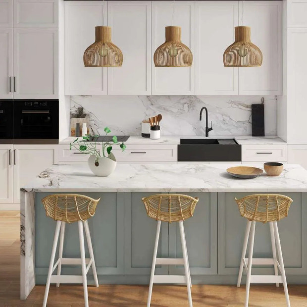 OLIVERI - SANTORINI Black Farmhouse Undermount Sink