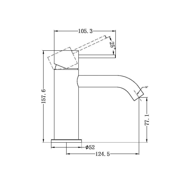 NERO - MECCA Basin Mixer