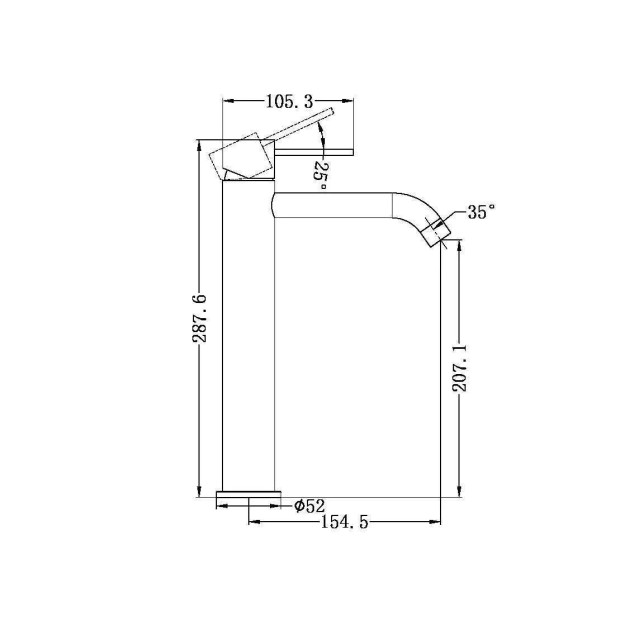 NERO - MECCA Tall Basin Mixer