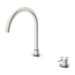 NERO - MECCA Hob Basin Mixer Round Spout